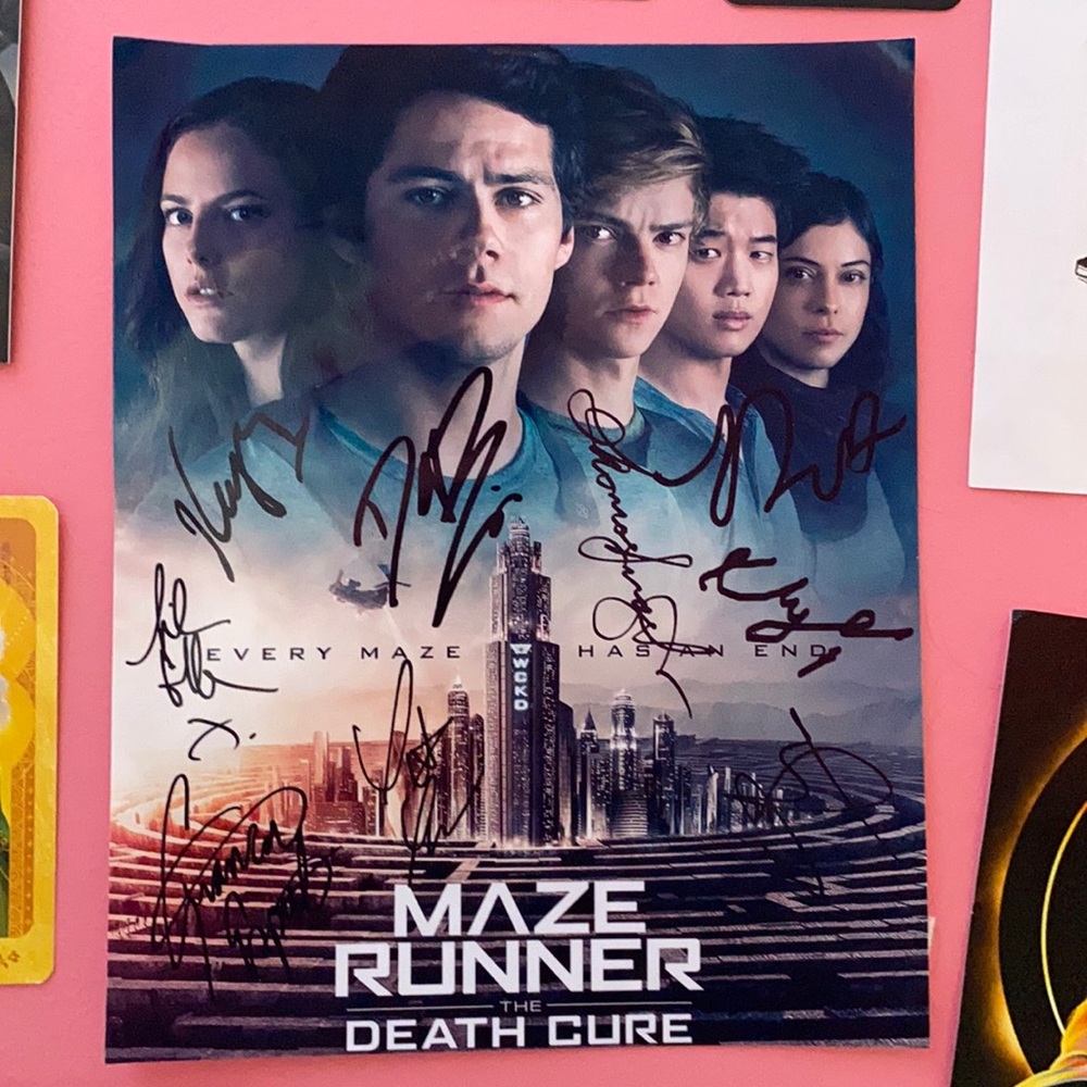 The Maze Runner Signed Poster